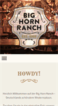 Mobile Screenshot of bighorn-ranch.de